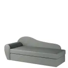 MATYLDA rošt, válenda celočalouněná, provedení levé, koženka SA 2 šedá